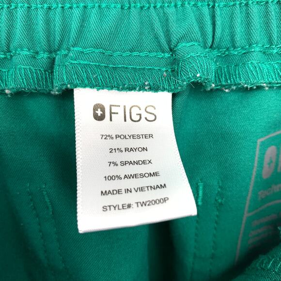Figs Yola Skinny Scrub Pants Womens Size SP PO1661 Limited Edition Forest Green - Picture 6 of 7
